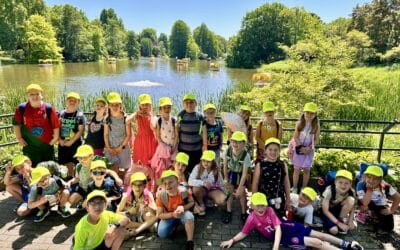 Ausflug der ersten Klassen in den Luisenpark Mannheim am 28. Mai